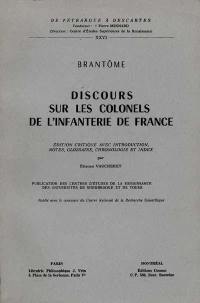 Discours sur les colonels de l'infanterie de France