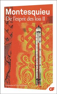 De l'esprit des lois. Vol. 2