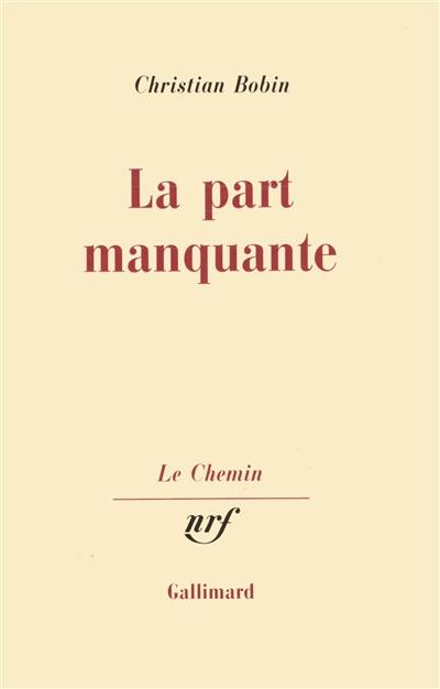 La part manquante La part manquante