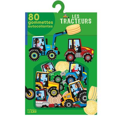 Les tracteurs : 80 gommettes autocollantes