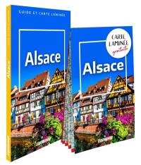 Alsace : guide + carte laminée