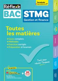 Bac STMG gestion et finance, terminale + spécialités de 1re : toutes les matières
