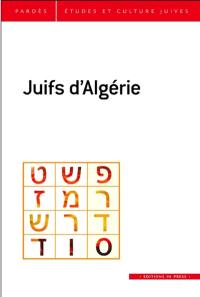 Pardès, n° 70. Juifs d'Algérie