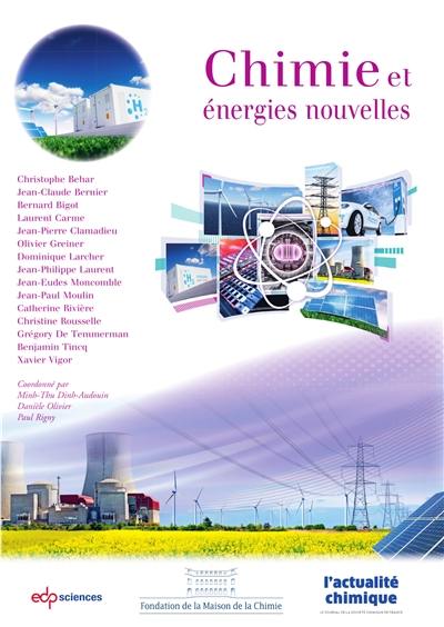 Chimie et énergies nouvelles Chimie et énergies nouvelles
