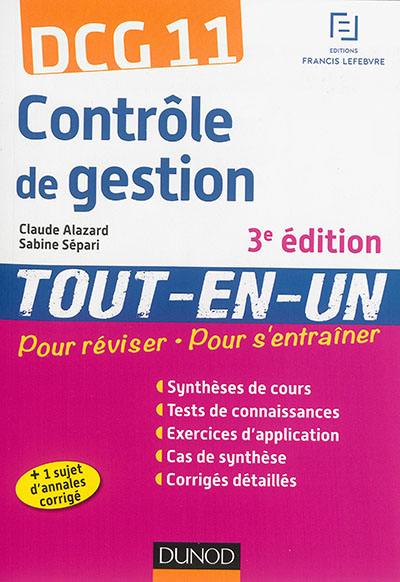 Contrôle de gestion, DCG 11 : tout-en-un Contrôle de gestion, DCG 11 : tout-en-un