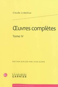 Oeuvres complètes. Vol. 4