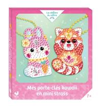 Mes porte-clés kawaii en mini strass