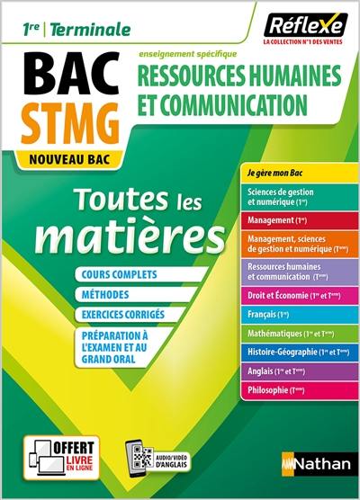 Ressources humaines et communication 1re, terminale, bac STMG, enseignement spécifique : toutes les matières : nouveau bac Ressources humaines et communication 1re, terminale, bac STMG, enseignement spécifique : toutes les matières : nouveau bac