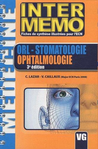 ORL, stomatologie, ophtalmologie ORL, stomatologie, ophtalmologie
