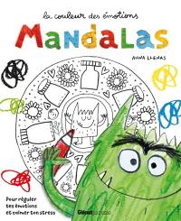 Mandalas avec le monstre des couleurs