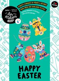 Happy easter : 8 objets iconiques de Pâques à décorer pour créer une guirlande festive !. Happy Easter : 8 Easter ornaments to decorate for a festive garland!