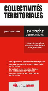 Collectivités territoriales : 2024-2025